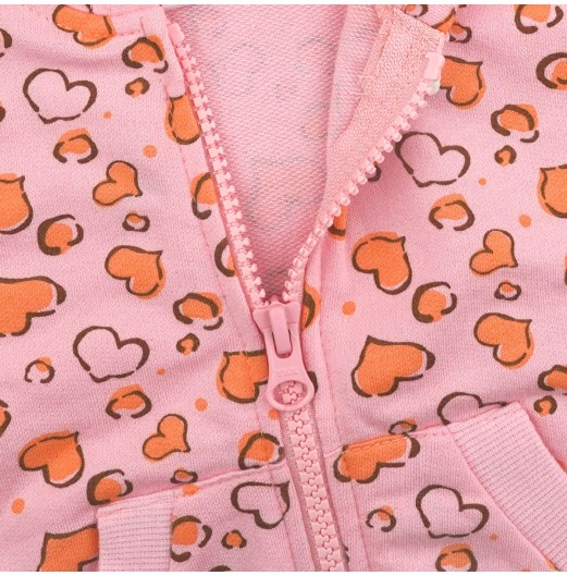 FIFFY HEART POP BAJU BAYI JACKET WITH HAT (1524006)