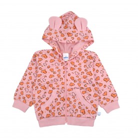FIFFY HEART POP BAJU BAYI JACKET WITH HAT (1524006)