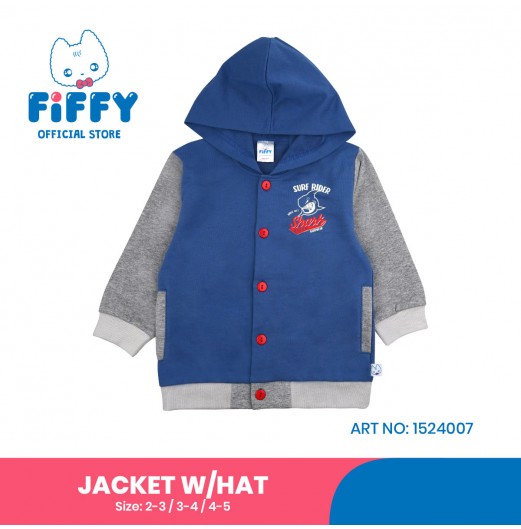 FIFFY SURF RIDER SHARK BAJU BAYI JACKET WITH HAT (1524007)