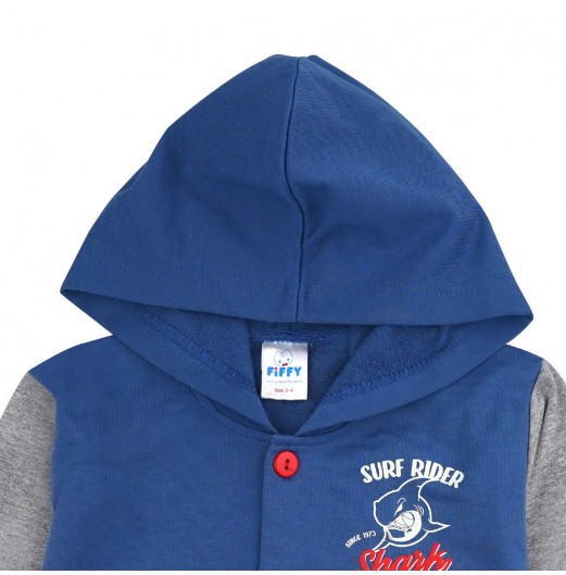 FIFFY SURF RIDER SHARK BAJU BAYI JACKET WITH HAT (1524007)