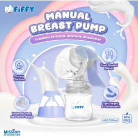 FIFFY BREAST PUMP MANUAL 120ML/4oz (18240)