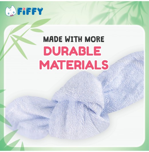 FIFFY BAMBOO FIBER FACE TOWEL (4PCS)