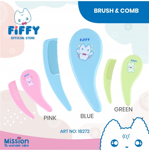 FIFFY BABY BRUSH & COMB SET