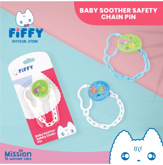 FIFFY BABY SOOTHER SAFETY CHAIN CLIP