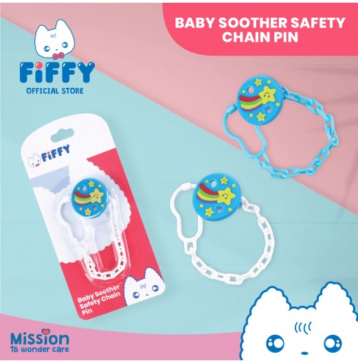 FIFFY BABY SOOTHER SAFETY CHAIN CLIP