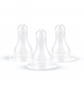 FIFFY SILICONE LONG STD TEAT MEDIUM X 3'S