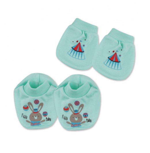 FIFFY MITTENS & BOOTEES (1 PAIR)