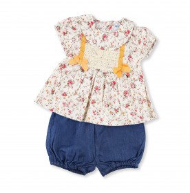 FIFFY FLOWERING DAY BLOUSE SUIT