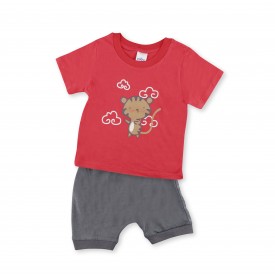 FIFFY ADORABLE DANCING TIGER T-SHIRT SUIT