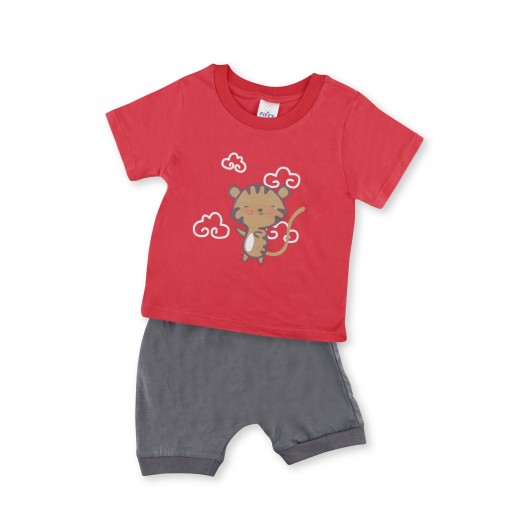 FIFFY ADORABLE DANCING TIGER T-SHIRT SUIT