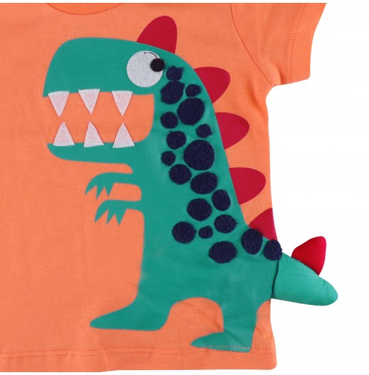FIFFY DINOSAUR WITH TAIL T-SHIRT SUIT