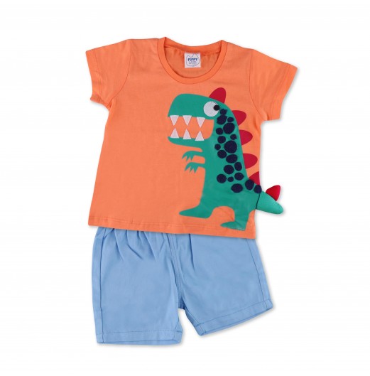 FIFFY DINOSAUR WITH TAIL T-SHIRT SUIT