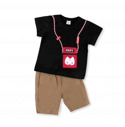 FIFFY POCKET BOY T-SHIRT SUIT