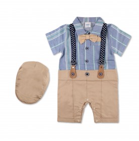 FIFFY INTELLIGENT PRINCE ROMPER SUIT WITH HAT