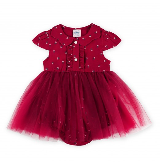 FIFFY LOVELY HEART ROMPER DRESS