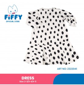 FIFFY POLKA DOT PATTERN DRESS