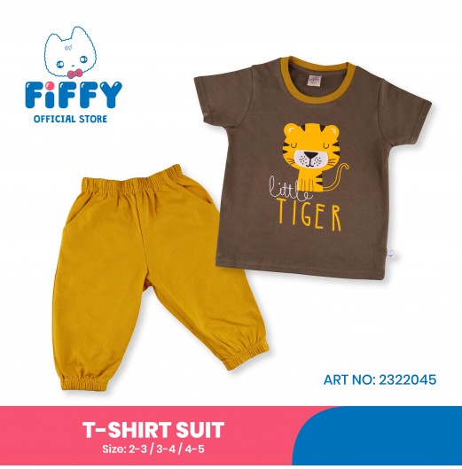 FIFFY INNOCENT TIGER T-SHIRT SUIT