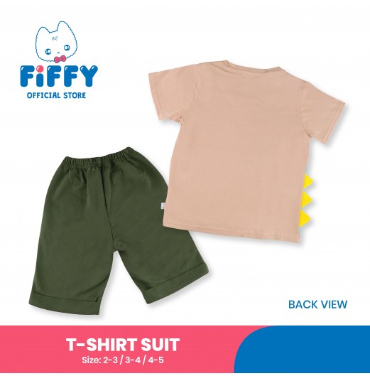 FIFFY HANDSOME DINO T-SHIRT SUIT