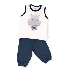 FIFFY SIMILING HIPPO TANK TOP SUIT