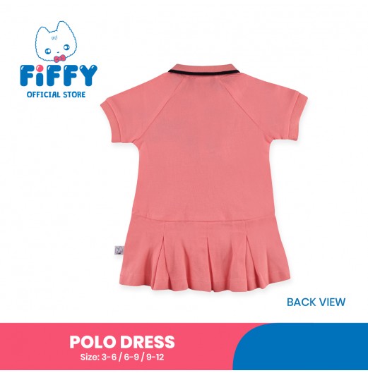 FIFFY SWEETY STRAWBERRY POLO DRESS