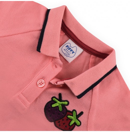 FIFFY SWEETY STRAWBERRY POLO DRESS