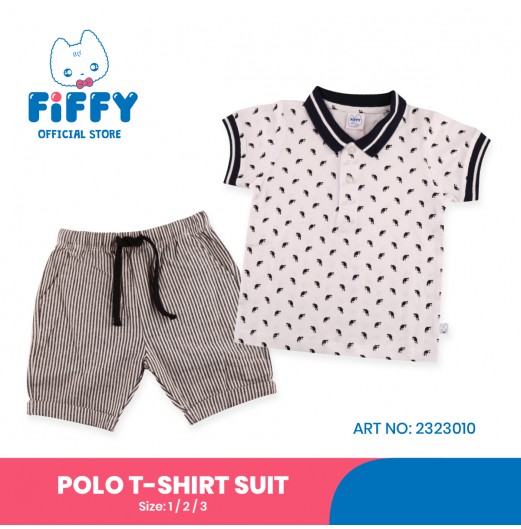 FIFFY CAR TOY POLO T-SHIRT SUIT