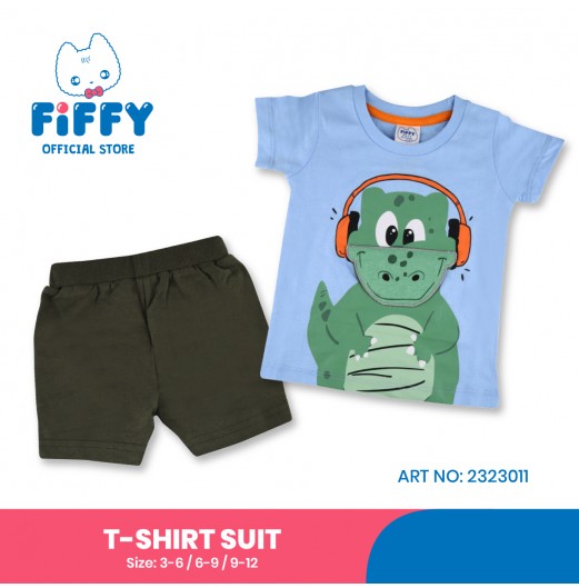 FIFFY MUSIC LOVERS T-SHIRT SUIT