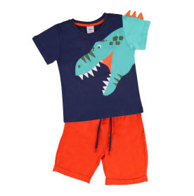 FIFFY SAY HI TO DINO T-SHIRT SUIT
