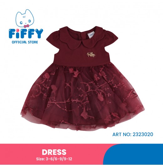 FIFFY FLOWER BUTTERFLY DRESS