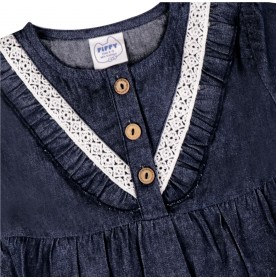FIFFY CHARMING DENIM DRESS