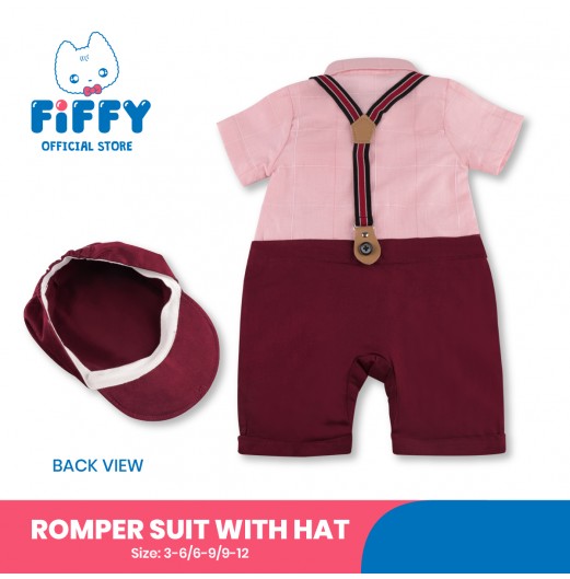 FIFFY SMART BEAU ROMPER SUIT WITH HAT