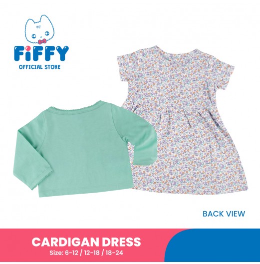 FIFFY ELEGANT BIRD CARDIGAN DRESS