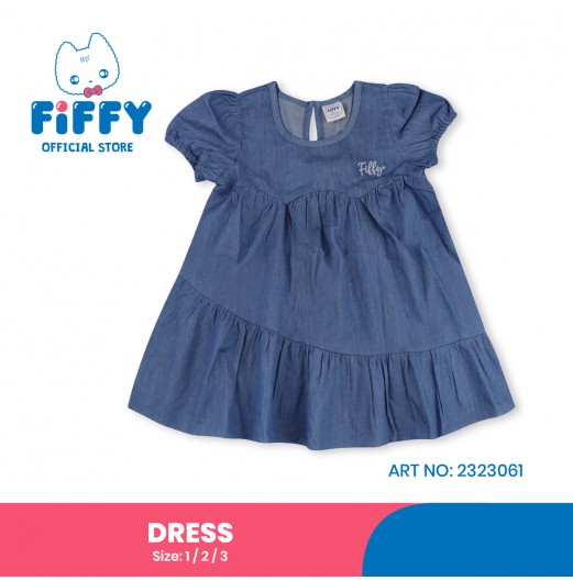 FIFFY DENIM CLOUD DRESS