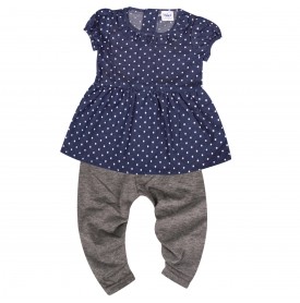 FIFFY COMELY DOTS LEGGING SUIT
