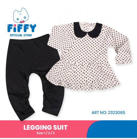 FIFFY BEAUTY DOTS LEGGING SUIT