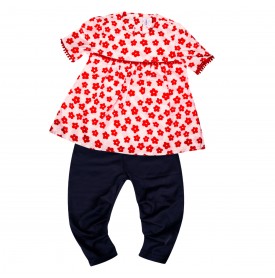 FIFFY CUTE FLOWERET LEGGING SUIT