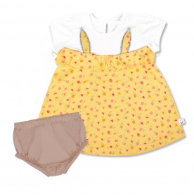 FIFFY BUNNY MEADOW BLOSSOM DRESS