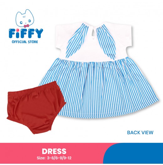 FIFFY BUNNY STRIPE DRESS