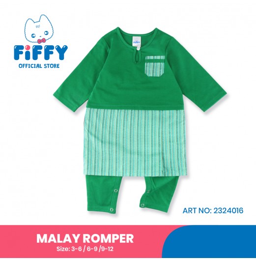 FIFFY COLORFUL PATCHWORK MALAY ROMPER