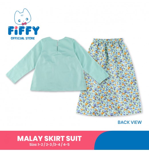 FIFFY GARDEN SPLENDOR MALAY SKIRT SUIT