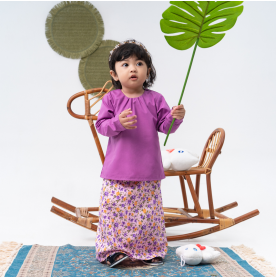 FIFFY GARDEN SPLENDOR MALAY SKIRT SUIT