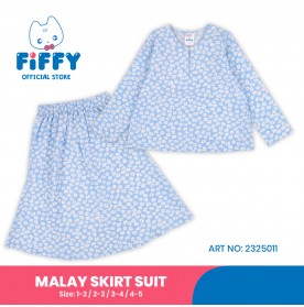FIFFY BAJU BAYI FLORAL ELEGANCE MALAY SKIRT SUIT (2325011)