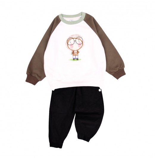FIFFY LITTLE SCHOLAR SWEATER SUIT