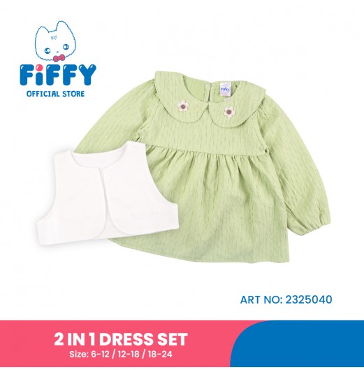 FIFFY DAISY DELIGHT 2 IN 1 DRESS SET