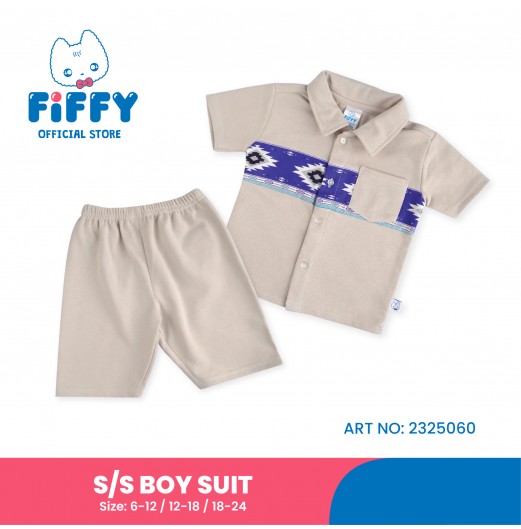 FIFFY LITTLE GENTLEMAN SHORT SLEEVE BOY SUIT (2325060)