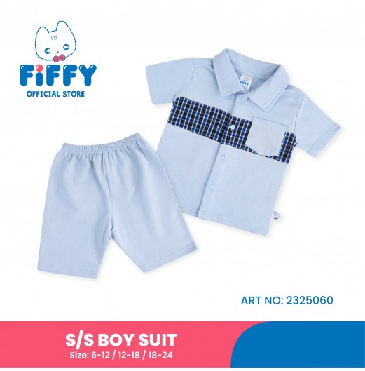 FIFFY LITTLE GENTLEMAN SHORT SLEEVE BOY SUIT (2325060)