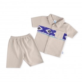 FIFFY LITTLE GENTLEMAN SHORT SLEEVE BOY SUIT (2325060)