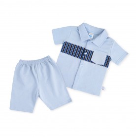 FIFFY LITTLE GENTLEMAN SHORT SLEEVE BOY SUIT (2325060)