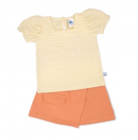 FIFFY CORAL CANDY CUTIE SKIRT SUIT (2325061)
