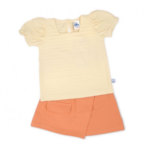 FIFFY CORAL CANDY CUTIE SKIRT SUIT (2325061)